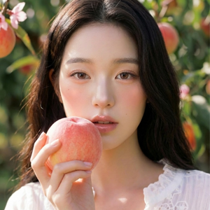 水光蜜桃妆